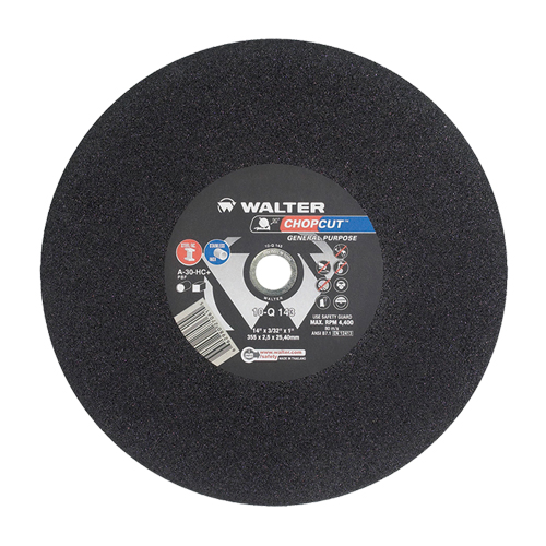 Chopcut Cut-Off Wheel, 14" x 3/32", 1" Arbor, Type 1, Aluminum Oxide, 4400 RPM Pathway Supply LP