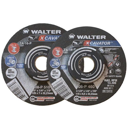 XCAVATOR Grinding Wheel, 9" x 1/4", 7/8" Arbor, Zirconium, Type 27 Pathway Supply LP