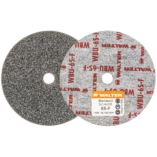 Disque de finition Blendex U, 3" dia., Grain 6SF, Carbure de silicium Pathway Supply LP