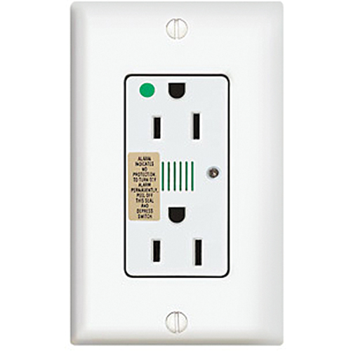 PRISE,QUAL.HOPITAL,SURTENSION 15A120V CA BLANC Pathway Supply LP