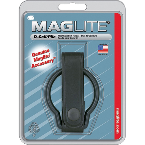 Belt Clip for D-Cell Flashlights, Flashlight Holder, Leather, 1 Pockets Pathway Supply LP