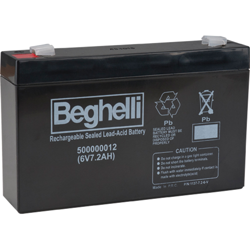 Sealed Lead Acid Batteries, 6 V, 7.2 Ah Pathway Supply LP