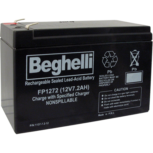 Sealed Lead Acid Batteries, 12 V, 7.2 Ah Pathway Supply LP