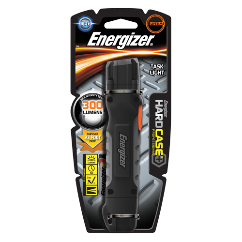 Hard Case&reg; Task Flashlight, LED, 300 Lumens, AA Batteries Pathway Supply LP
