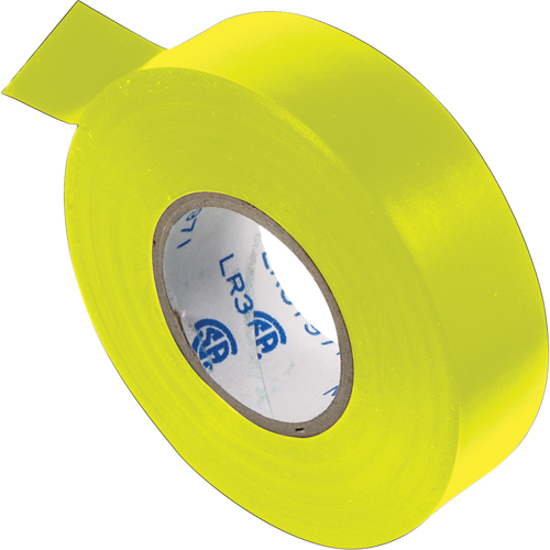 Electrical Tape, 19 mm (3/4") x 20.1 m (66'), Yellow, 7 mils Pathway Supply LP