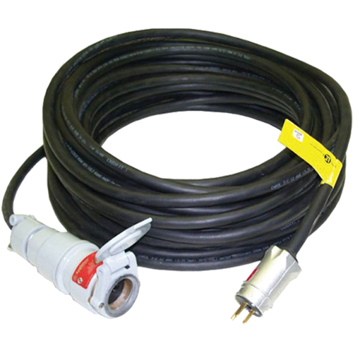 Heavy-Duty Neoprene Extension Cords, Indoor/Outdoor, SOOW, 12/3 AWG, 15 A, 50' Pathway Supply LP
