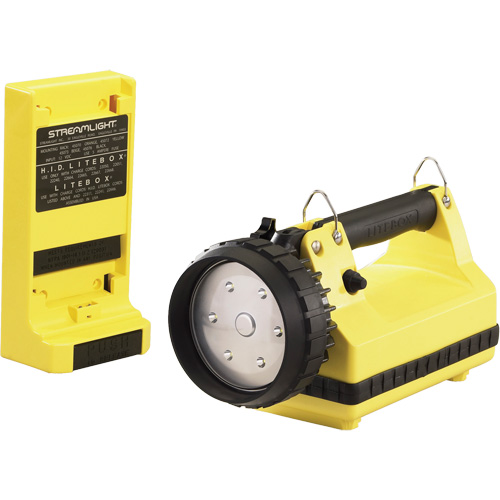 E-Flood&reg; LiteBox&reg; Lantern with Vehicle Mount System, LED, 615 Lumens, 8 Hrs. Run Time, Rechargeable Batteries, Included Pathway Supply LP