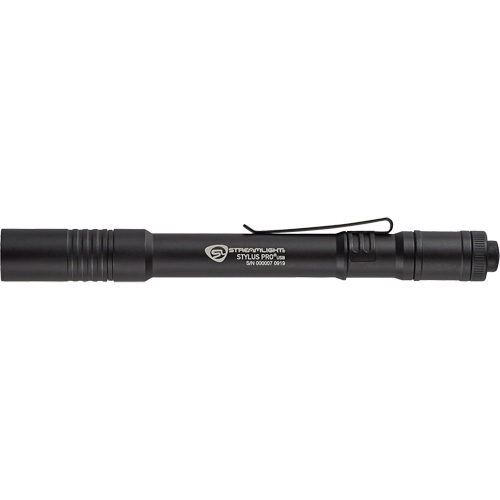 Stylus Pro&reg; USB Pen Light, LED, 350 Lumens, Aluminum Body, Rechargeable Batteries, Included Pathway Supply LP