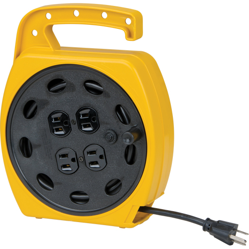 Wind-Up Extension Cord, 25', SJT, 16/3 Gauge, 10 A Pathway Supply LP