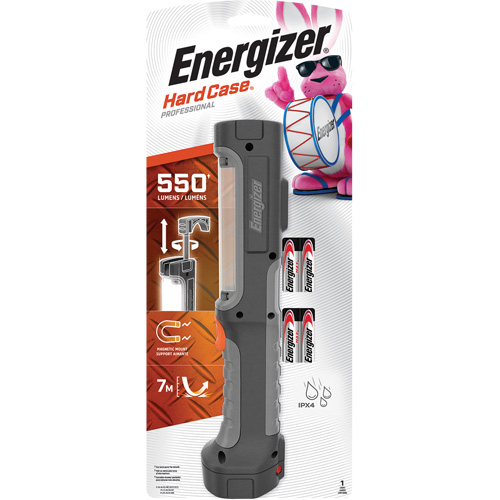 Hard Case&reg; Rugged Work Light, LED, 550 Lumens, AA Batteries Pathway Supply LP