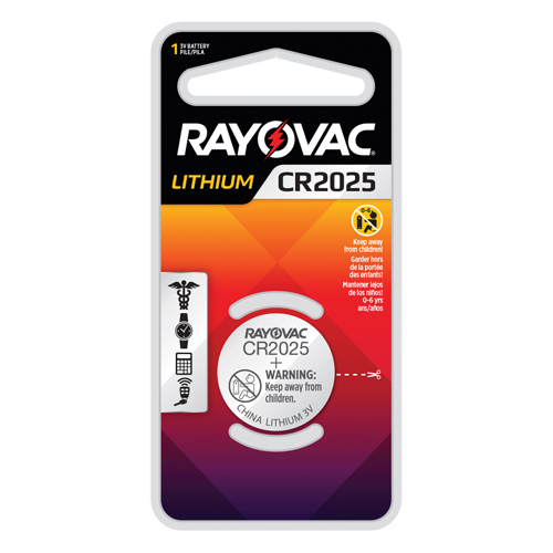 Pile bouton au lithium CR2025, 3 V Pathway Supply LP