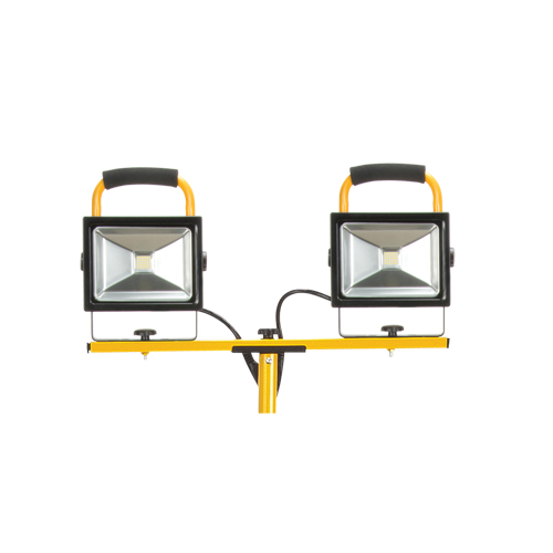 Twin-Head Work Light, LED, 40 W, 4800 Lumens, Aluminum Housing Pathway Supply LP