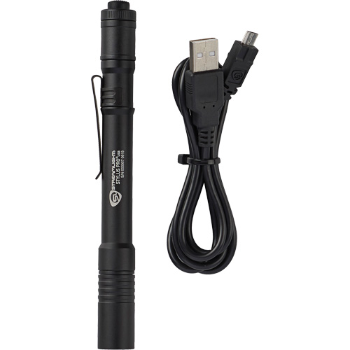 Lampe de poche stylo USB Stylus Pro, DEL, 350 lumens, Corps en Aluminium, piles Rechargeable, Compris Pathway Supply LP