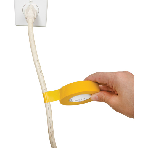 Ruban isolant, 19 mm (3/4") x 18 m (60'), Jaune, 7 mils Pathway Supply LP