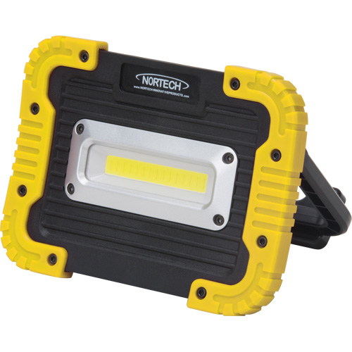 Portable Work Light, LED, 10 W, 1000 Lumens, Plastic Housing Pathway Supply LP