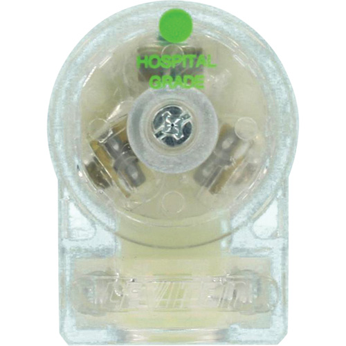 Prise de rallonge &agrave; angle de qualit&eacute; hospitali&egrave;re, Nylon, 15 A, 125 V Pathway Supply LP