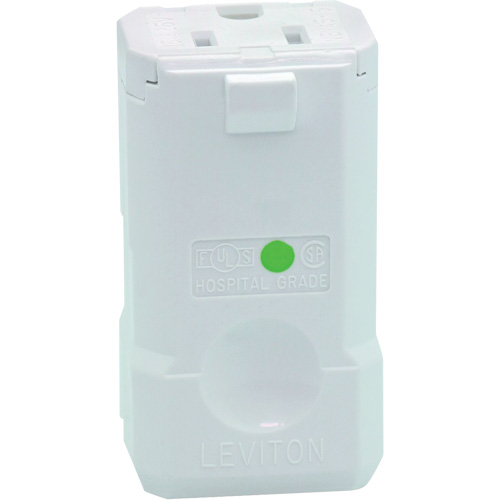 Connecteur de prise de rallonge de qualit&eacute; hospitali&egrave;re, 5-15R, Nylon Pathway Supply LP