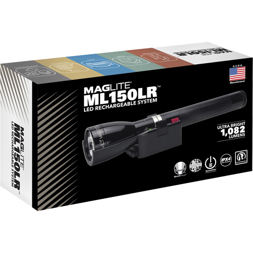 Lampe de poche &agrave; recharge rapide ML150LR(X), DEL, 1082 lumens, Piles Rechargeable Pathway Supply LP