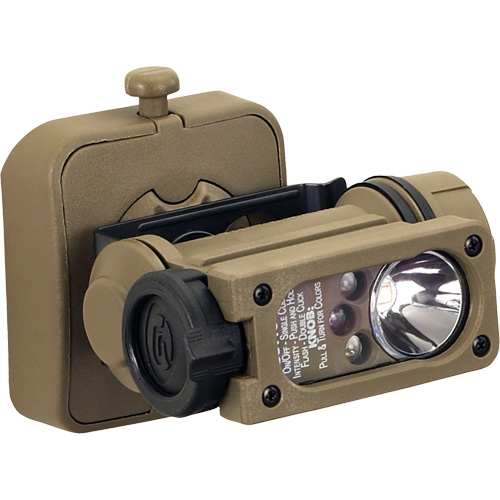 Lampe mains libres Sidewinder Compact II, mod&egrave;le militaire, DEL, 55 lumens, 6 hres de fonctionnement, piles AA Pathway Supply LP