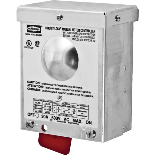 Circuit-Lock&reg; NEMA 3R Enclosure Switch Disconnect Pathway Supply LP
