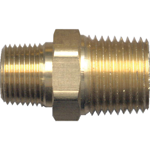 Mamelon de r&eacute;duction hexagonal, Laiton, 1/2" x 3/8", NPT x NPT Pathway Supply LP