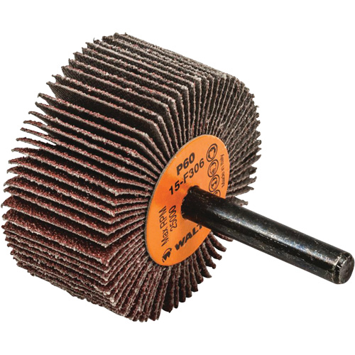 Coolcut Flap Wheel, Aluminum Oxide, 60 Grit, 2" x 1" x 1/4" Pathway Supply LP