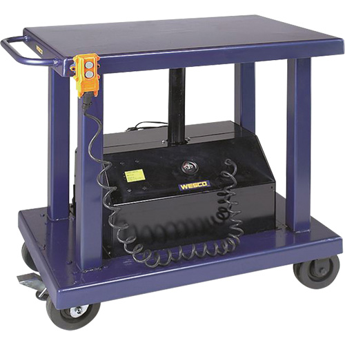 Hydraulic Lift Table, Steel, 24" W x 36" L, 2000 lbs. Capacity Pathway Supply LP