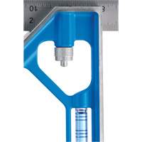 True Blue&reg; Combination Square, 12" L, 1/16" Graduations, Steel, Plain Pathway Supply LP