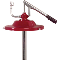 Pompes pour lubrification manuelle - Pompes &agrave; pression d&eacute;bit-volume, Zinc, 1 lb/6 courses, Pour barils de 5 gal. Pathway Supply LP