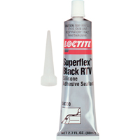 Superflex RTV Silicone Adhesive Sealant, Tube, Black Pathway Supply LP