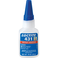 Adh&eacute;sif instantan&eacute;  431 pour toute surface, Transparent, Bouteille, 20 g Pathway Supply LP