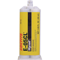 Adh&eacute;sif Hysol E-05CL, 50 ml, Cartouche double, Deux composants, Transparent Pathway Supply LP