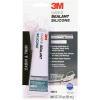 Produit d'&eacute;tanch&eacute;it&eacute; &agrave; base de silicone de calibre marin, 3 oz., Tube, Transparent Pathway Supply LP