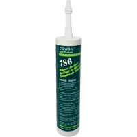 Dowsil 786 Silicone Sealant, 300 ml, Cartridge, White Pathway Supply LP