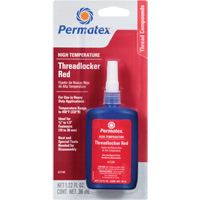 High Temperature Threadlocker, Red, High, 36 ml, Bottle Pathway Supply LP