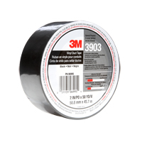 Rubans adh&eacute;sifs en vinyle 3903, 1245 mm (49") la x 46 m (151') lo, 6,5 mils, Noir Pathway Supply LP