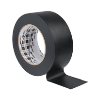 Rubans adh&eacute;sifs en vinyle 3903, 1245 mm (49") la x 46 m (151') lo, 6,5 mils, Noir Pathway Supply LP