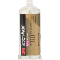 Scotch-Weld Adhesive, 1.64 fl. oz., Dual Cartridge, Two-Part, Clear Pathway Supply LP