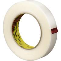 Scotch&reg; Reinforced Strapping Tape, 5.6 mils Thick, 12 mm (1/2") x 330 m (1082')  Pathway Supply LP