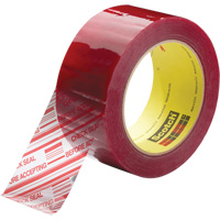 Scotch&reg; Security Message Box Sealing Tape 3779, Acrylic Adhesive, 1.8 mils, 48 mm (2") x 914 m (2998') Pathway Supply LP