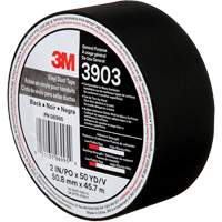 Rubans adh&eacute;sifs en vinyle 3903, 48 mm (2") la x 45 m (148') lo, 6,5 mils, Noir Pathway Supply LP