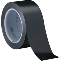Ruban en vinyle 471, 12 mm (1/2") la x 32,9 m (108') lo, 5,3 mils, Noir Pathway Supply LP