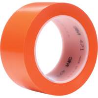 471 Vinyl Tape, 50.8 mm (2") W x 32.9 m (108') L, 5.2 mils, Orange Pathway Supply LP