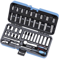 SW1442C-12 SAE/Metric 12-Point Socket Wrench Set, 42 Pcs, 1/4" Drive Size, Deep Pathway Supply LP
