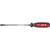 Slotted Screwdriver, 3/8" Tip, Round, 330 mm L, Cushion Grip Handle Pathway Supply LP