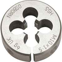 Split Circular Die, M10 X 1.5 Thread, High Speed Steel Pathway Supply LP