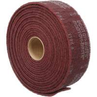 Ruban de nettoyage et de finition Scotch-Brite, Fin, 4" la x 30' lo Pathway Supply LP