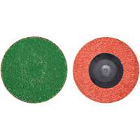 Disque de toile &agrave; changement rapide Zirc Plus, 2" dia., Grain 120, Alumine de zirconium Pathway Supply LP