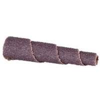 Cartouche de bande abrasive conique ALO, 60 Grain, 3/4" dia., Oxyde d'aluminium, 1-1/2" lo, 3/16" Dimension de l'arbre Pathway Supply LP