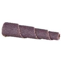 Cartouche de bande abrasive conique ALO, 120 Grain, 3/4" dia., Oxyde d'aluminium, 1-1/2" lo, 3/16" Dimension de l'arbre Pathway Supply LP